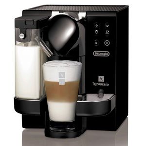 DeLonghi EN670.B Nespresso Lattissima Single-Serve Espresso Maker, Black